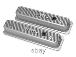 Holley 241-246 Holley Finned Valve Covers for Small Block Chevy Engines Nat