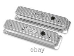 Holley 241-248 Holley Finned Valve Covers for Small Block Chevy Engines Pol