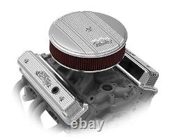 Holley 241-248 Holley Finned Valve Covers for Small Block Chevy Engines Pol