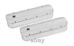 Holley 241-278 Chevy Bowtie Fabribcated Valve Covers Big Block Chevy V8's