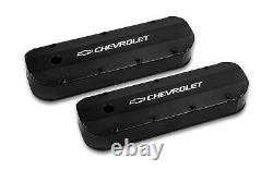 Holley 241-279 Chevy Bowtie Fabribcated Valve Covers Big Block Chevy V8's