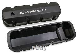 Holley 241-281 Chevy Bowtie Fabribcated Valve Covers Big Block Chevy V8's