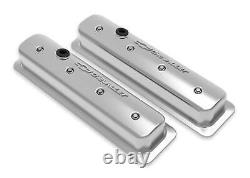 Holley 241-291 Chevy Muscle Series Center Bolt Polished Aluminum Valve Covers