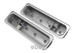 Holley 241-292 Chevy Muscle Series Center Bolt Black Aluminum Valve Covers