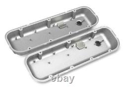 Holley 241-300 Big Block Chevy Vintage Series Finned Valve Covers As Cast
