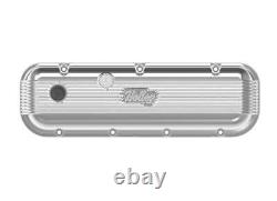Holley 241-301 Big Block Chevy Vintage Series Finned Valve Covers Polished