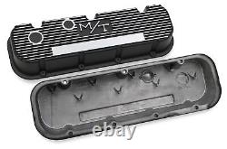 Holley 241-85 M/T Valve Covers for Big Block Chevy Engines Satin Black