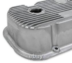 Holley 241-87 M/T Valve Covers for Big Block Chevy Engines Natural Cast Finish