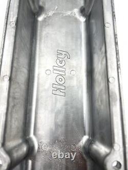 Holley Aluminum Finned Chevrolet Script Valve Covers For Small Block Chevy 350