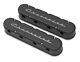 Holley Chevrolet Satin Black Aluminum Valve Covers With Coil Cover For Ls Engine