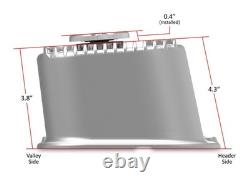 Holley Engine Valve Cover Set Tall M/T Valve Covers for Big Block Chevy Engine