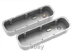 Holley Tall M/T Valve Covers Natural Finish Aluminum for Big Block Chevy Engines