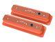 Holley Valve Cover Orange Finish Emission Provision For Small Block Chevy Engine