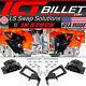Ict Billet 2wd 1988-1998 Chevy Obs Truck Lt Swap Engine Conversion Mount Kit