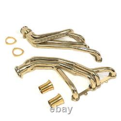 J2 For 84-91 Chevy/gmc 5.0/5.7 Sbc Small Block Long Tube Exhaust Header Manifold