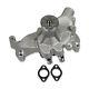 Long Water Pump High Flow Satin Aluminum For Chevy Big Block Bbc 396 402 454 502