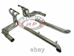 MHP S/S Long Tube Small Block Header For Corvette 63-67 C2, 65-82 C3 Stingray