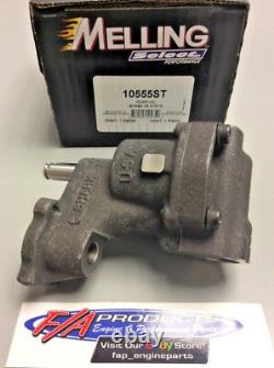 Melling 10555ST Small Block Chevy Shark Tooth High Volume High Pressure Oil Pump