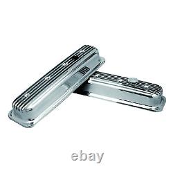 Mooneyes Aluminum Valve Covers 1984+ Chevrolet Small Block Engine MP659 Pair