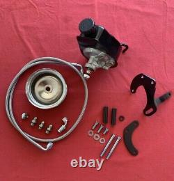 Mustang II Power Steering Pump Kit Small Block Chevrolet Chevy Engine Long Pump