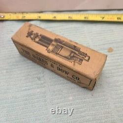 NOS Boxed Brass Sootless 1/2 Spark Plug Gas Engine Plug Collection Vintage Antq