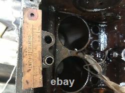 NOS G506 Chevy Engine Block With Pistons Rings Cam Bearings WW2 Army Truck 235