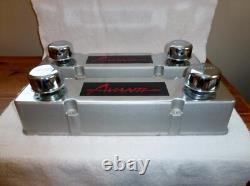New Avanti II Custom Valve Covers with Breather Caps small block Chevy engines