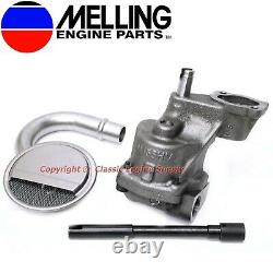 New Melling High Volume Oil Pump Kit 1993-2002 sb Chevy 350 305 265 w 3/4 Inlet