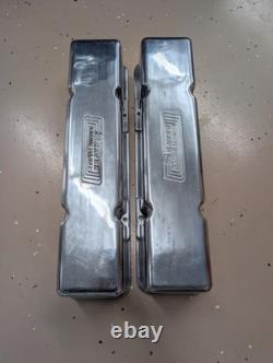 Nice Chevrolet Small Block Shaver Racing Engines Valve Covers 283 302 327 350