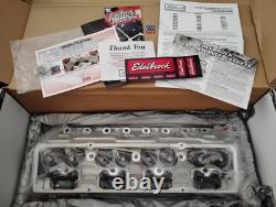 Nos Edelbrock Sb Chevy 302,327,350,400, Performer RPM Aluminum Head #60719