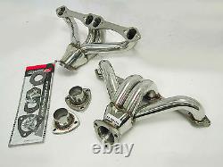 OBX Shorty Header For 92-96 Chevy Small Block Hugger 283 305 327 350 400 cu in