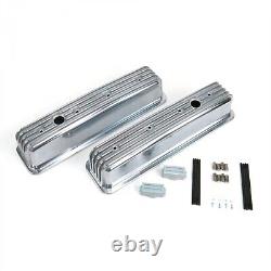 Olt Tall Finned Valve Covers with Breather HolesSmall Block Chevy