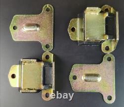 Pair Polyurethane Motor Mounts Engine For Small Big Block Chevy SBC BBC 350 454