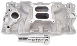 Performer EPS Intake Manifold with Oil Fill Tube for 1955-86 Small Block Chevy