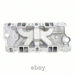 Performer EPS Intake Manifold with Oil Fill Tube for 1955-86 Small Block Chevy