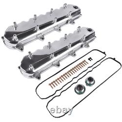 Polished Engine Valve Covers for Chevy Small Block LT GEN V 5.3 6.2 LT4 L83 L86