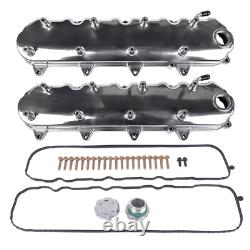 Polished Engine Valve Covers for Chevy Small Block LT GEN V 5.3 6.2 LT4 L83 L86