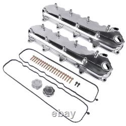 Polished Engine Valve Covers for Chevy Small Block LT GEN V 5.3 6.2 LT4 L83 L86