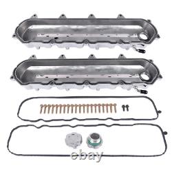 Polished Engine Valve Covers for Chevy Small Block LT GEN V 5.3 6.2 LT4 L83 L86