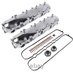 Polished Engine Valve Covers for Chevy small block LT Gen V Engine Size 6.2L/376