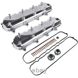 Polished Engine Valve Covers for Chevy small block LT Gen V Engine Size 6.2L/376