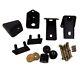Powder Coated Jeep Yj Small Block Chevy Sbc Conversion V8 V6 Motor Mounts Poly