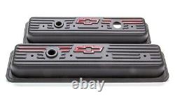 Proform 141-907 Steel Short Valve Covers Fits Small Block Chevy Engines
