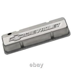 Proform 141-939 Slant Edge Valve Covers Small Block Chevy Raw Cast Aluminum