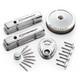 Proform For Engine Dress-up Kit Chrome Withred Chevy Logo Fits Sb Block Chevy