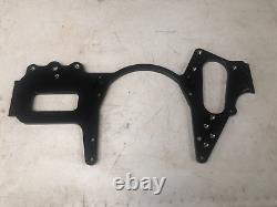 SBC Front Engine Plate Aluminum 1/2 Nascar style Small Block Chevy