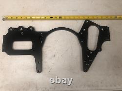 SBC Front Engine Plate Aluminum 1/2 Nascar style Small Block Chevy