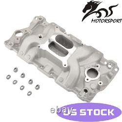 SBC Performer EPS Aluminum Intake Small Block Chevy 305 327 350