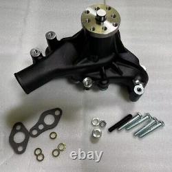 SBC Small Block Chevy 283 305 350 400 Black Long Water Pump High Volume Flow LWP