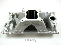 SBC Small Block Chevy 350 383 Vortec High Rise Intake 7000+Rpm Satin E42424